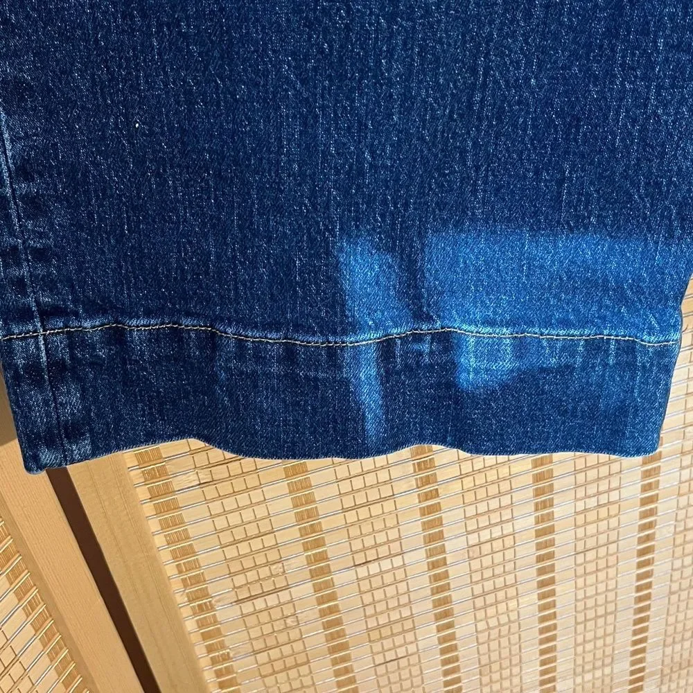 J. Crew Slim Wide Leg Dark Navy Jeans 31